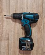 Makita schroefmachine met accu, Doe-het-zelf en Verbouw, Gereedschap | Boormachines, Ophalen of Verzenden, Gebruikt, Boor- en Schroefmachine