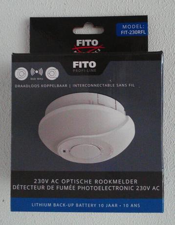FITO FIT-230RF(L) 230V AC draadloos koppelbare rookmelder  beschikbaar voor biedingen