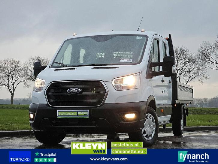 FORD TRANSIT 2.0 l4 open-laadbak dc !, Auto's, Bestelauto's, Bedrijf, Te koop, ABS, Airconditioning, Centrale vergrendeling, Cruise Control
