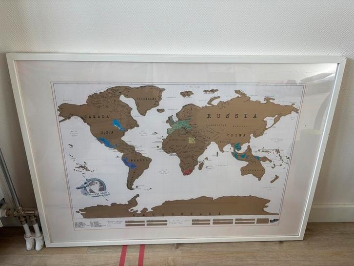 Lijst voor scratchmap, Huis en Inrichting, Woonaccessoires | Schilderijen, Tekeningen en Foto's, Zo goed als nieuw, Schilderij