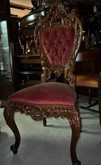 4  chesterfield barok  eetkamer stoelen, Antiek en Kunst, Antiek | Meubels | Stoelen en Banken, Ophalen