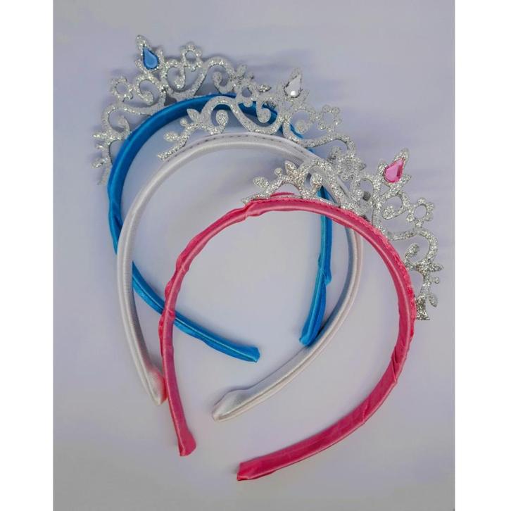 Nieuw ! Mooie Roze, Witte & Blauwe Prinsessen Tiara Diadeem, Kinderen en Baby's, Carnavalskleding en Verkleedspullen, Nieuw, Meisje