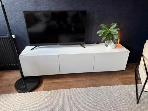 IKEA Besta TV-Meubel 180cm lichtgrijs, Huis en Inrichting, Kasten | Televisiemeubels, Gebruikt, Minder dan 100 cm, 150 tot 200 cm