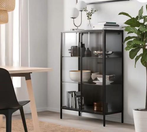 Rudsta vitrinekast ikea 80×37×120, Huis en Inrichting, Kasten | Vitrinekasten, Ophalen