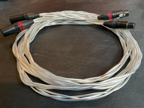 Chris Cables The Crystal Clear XLR stereo set 250cm, Audio, Tv en Foto, Audiokabels en Televisiekabels, Zo goed als nieuw, Interlink-kabel