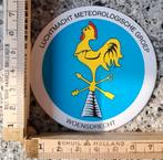 Vintage sticker Luchtmacht meteorologische groep Woensdrecht, Verzamelen, Stickers, Ophalen of Verzenden, Zo goed als nieuw, Overige typen