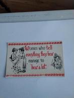 WOMEN WHO TELL EVERYTHING THEY HEAR, Verzamelen, Ansichtkaarten | Themakaarten, Ophalen of Verzenden, Sterren en Beroemdheden