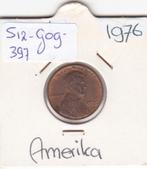 S12-G09-0397 Verenigde Staten 1 cent 1976  KM# 201 XF Lincol, Postzegels en Munten, Munten | Amerika, Losse munt, Verzenden, Noord-Amerika
