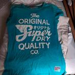 Lichtblauw superdry shirt m, Maat 38/40 (M), Zo goed als nieuw, Korte mouw, Verzenden