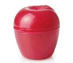 Tupperware Fruitdoosje Appel, Rood met glitter, NIEUW, Nieuw, Overige typen, Ophalen of Verzenden, Rood