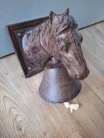 Gietijzeren Paarden Deurbel, Ophalen of Verzenden, Gebruikt