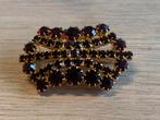 Vintage broche verguld, Ophalen of Verzenden, Zo goed als nieuw, Goud, Overige materialen