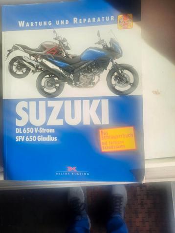 Suzuki DL 650 V-Strom Instructie & Werkplaatsboek beschikbaar voor biedingen