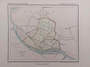 147 / Litho uit 1867 door J. Kuyper van Poortugal ZH beschikbaar voor biedingen