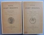 Manuel d'art byzantin 2x uit 1925 en 1926 byzantijnse kunst, Boeken, Gelezen, Ophalen of Verzenden