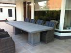 tuintafel met midden blokpoten, Ophalen of Verzenden, Nieuw, Rechthoekig, Hout