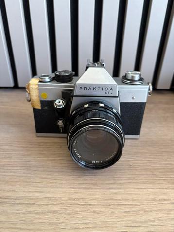 Praktica LTL spiegelreflexcamera + Pentor 200mm lens beschikbaar voor biedingen