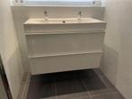 Godmorgen IKEA badkamermeubel met wastafel wit / gebruikt, Huis en Inrichting, Badkamer | Badkamermeubels, 50 tot 100 cm, Minder dan 100 cm