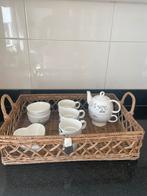 Riviera Maison rattan dienblad/ pierre avenue tray, Ophalen of Verzenden, Zo goed als nieuw, Rechthoekig
