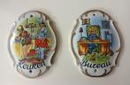 Duits porseleinen deurplaatjes Keuken en Bureau, Antiek en Kunst, Curiosa en Brocante, Ophalen of Verzenden