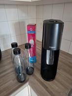 Sodastream met cilinder en 3 flessen, Ophalen, Gebruikt