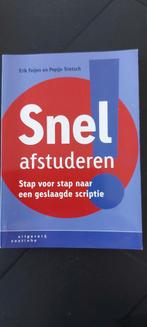 E. Feijen - Snel afstuderen!, E. Feijen; P. Trietsch, Ophalen of Verzenden, Zo goed als nieuw, Nederlands