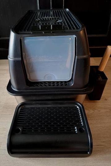 RVS XXL Kattenbak zwart 60 x 40 x 38 cm beschikbaar voor biedingen