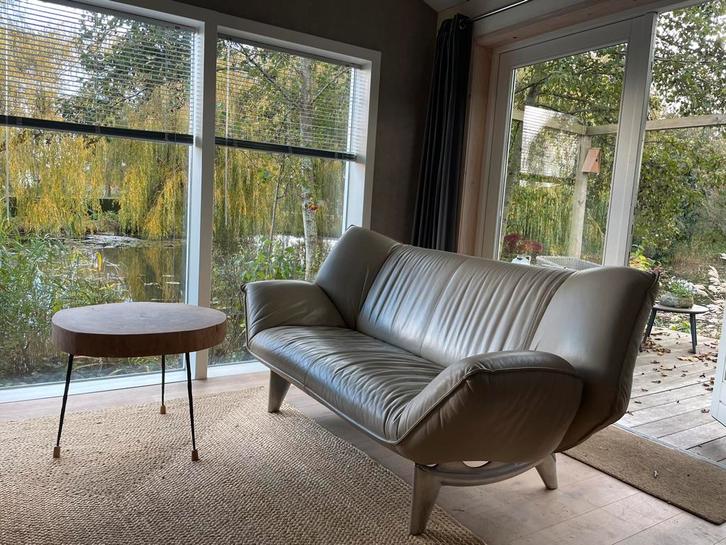 Leolux Tango 2-zitsbank - leer - design klassieker, Huis en Inrichting, Banken | Bankstellen, Zo goed als nieuw, Rechte bank, Tweepersoons