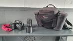 Nikon F70 analoge fotocamera spiegelreflex met 2 lenzen. S26, Spiegelreflex, Gebruikt, Ophalen of Verzenden, Nikon