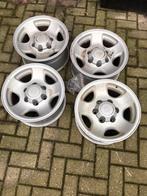 4x Toyota Landcruiser 80 originele LM velgen + naafkapjes., Auto-onderdelen, Banden en Velgen, Gebruikt, Velg(en), 16 inch, Ophalen of Verzenden