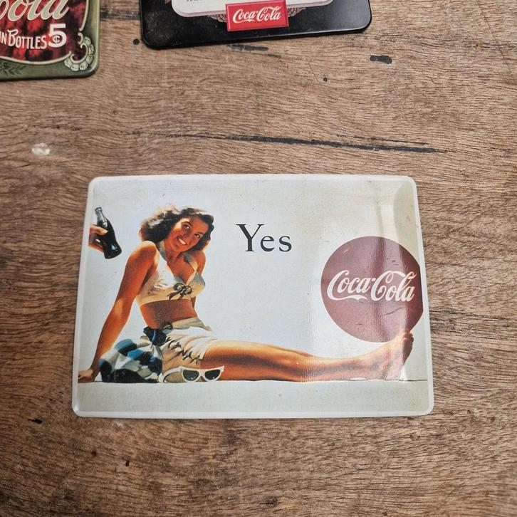 Coca-Cola Metalen Ansichtkaart - Vintage 1995, Verzamelen, Ansichtkaarten | Nederland, Ongelopen, Noord-Holland, 1980 tot heden
