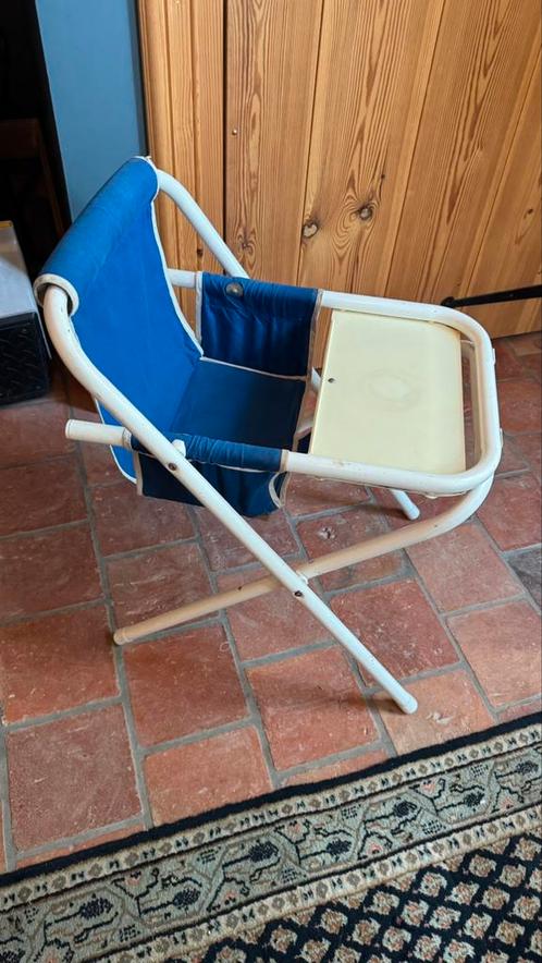 Vintage campeer kinderstoel, Caravans en Kamperen, Kampeermeubelen, Gebruikt, Campingstoel, Ophalen