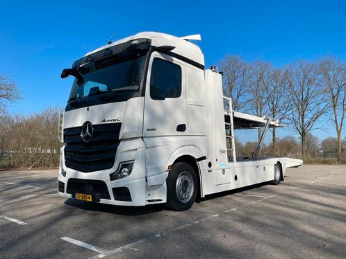 Mercedes Actros L Autotransporter 3/4 lader Tijhof nieuw, Auto's, Vrachtwagens, Bedrijf, Te koop, 360° camera, ABS, Adaptive Cruise Control