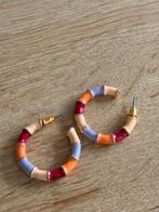 Kleurrijke oorbellen van My Jewellery in oranje, rood goud, Hangers, Nieuw, Ophalen of Verzenden, Goud