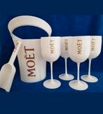 4 champagne glazen + ice-Bucket + ijsschep + cadeau ‼️, Verzamelen, Ophalen of Verzenden, Nieuw, Overige typen