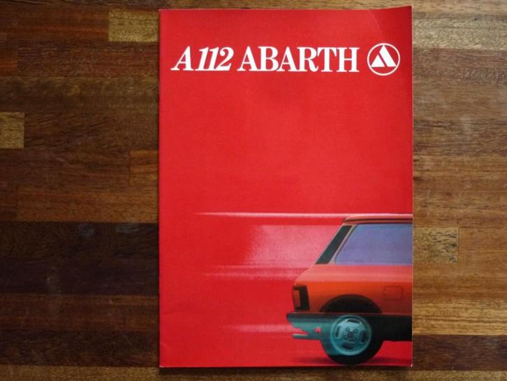 Autobianchi A112 Abarth (1979, Engels), Boeken, Auto's | Folders en Tijdschriften, Nieuw, Overige merken, Ophalen of Verzenden