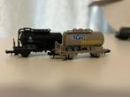 N spoor olie wagons zeer nette staat, Hobby en Vrije tijd, Modeltreinen | N-Spoor, Overige merken, Gelijkstroom, Wagon, Ophalen of Verzenden