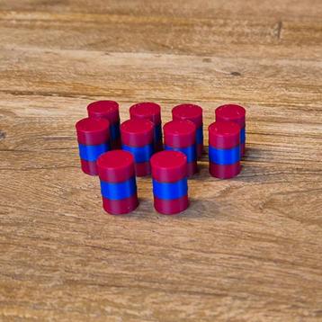 Olievat 3 Kleurig (Set van 10) – 1-50 beschikbaar voor biedingen