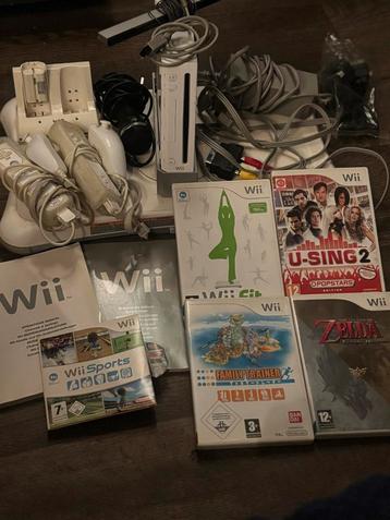 Nintendo Wii - Complete Set met Games! beschikbaar voor biedingen