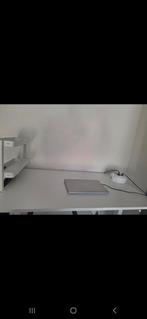 Ikea Trotten Bureau - Hoog/Laag - Wit, Huis en Inrichting, Bureaus, Ophalen, In hoogte verstelbaar, Zo goed als nieuw
