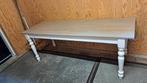 Massief Houten tafel - 201x79 cm, Ophalen, Gebruikt, Landelijk, Rechthoekig