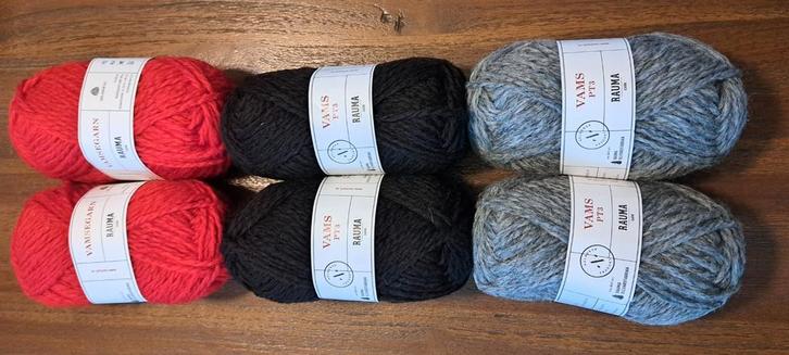 Rauma Vams Wol  6 bollen, Hobby en Vrije tijd, Breien en Haken, Nieuw, Breien of Haken, Wol of Garen, Ophalen of Verzenden