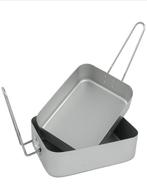 ZGAN! Bo-Trail Pannenset Gamelle 2-delig Aluminium €10,99, Caravans en Kamperen, Ophalen of Verzenden, Zo goed als nieuw