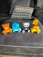 Duplo dierentrein met tijger, olifant, panda en giraffe, Ophalen of Verzenden, Zo goed als nieuw, Complete set, Duplo