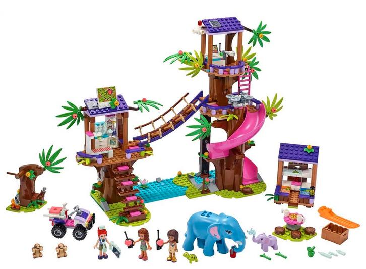 41424 Lego Friends Jungle Reddingsbasis, Kinderen en Baby's, Speelgoed | Duplo en Lego, Zo goed als nieuw, Lego, Complete set