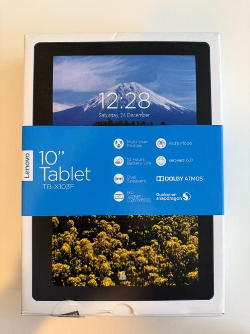 Lenovo TB-X103F Tablet 10.1 inch | Prima staat | Zwart/blauw, Computers en Software, Android Tablets, Zo goed als nieuw, Wi-Fi