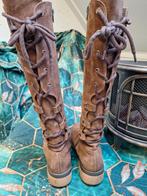 Bruin suede mexx laarzen maat 40, Ophalen of Verzenden, Zo goed als nieuw, Bruin, Hoge laarzen