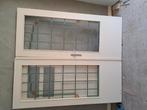 Dubbel kamer ensuite deurstel met glas in lood, Doe-het-zelf en Verbouw, 80 tot 100 cm, Binnendeur, Ophalen of Verzenden, 200 tot 215 cm