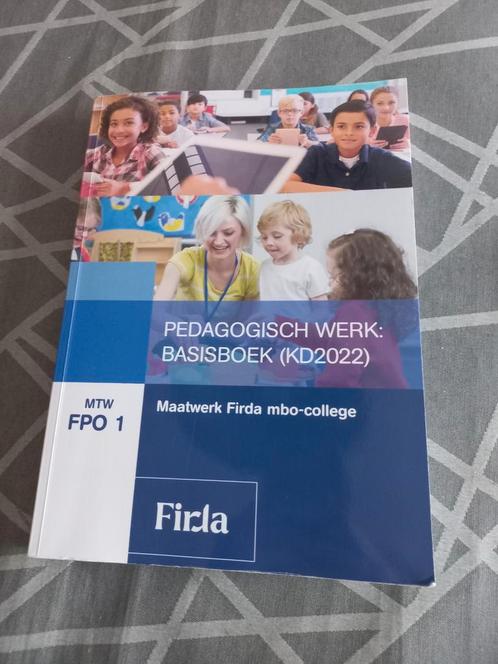 Pedagogisch werk basisboek KD2022 - Firda, Boeken, Schoolboeken, Nieuw, Nederlands, Overige niveaus, Ophalen of Verzenden