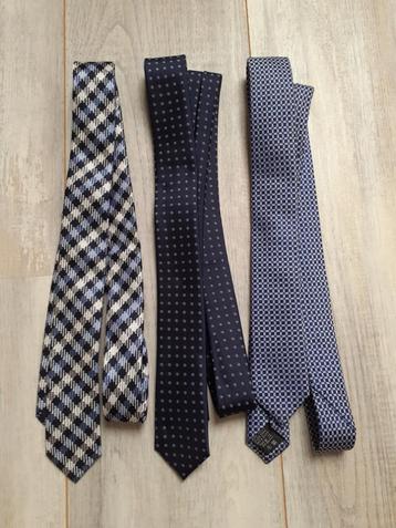 3 blauwe stropdassen, nieuw! beschikbaar voor biedingen
